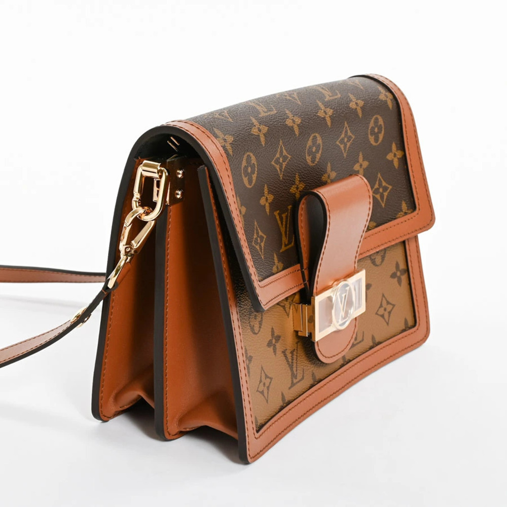 Louis Vuitton bag shoulder Dauphine brown